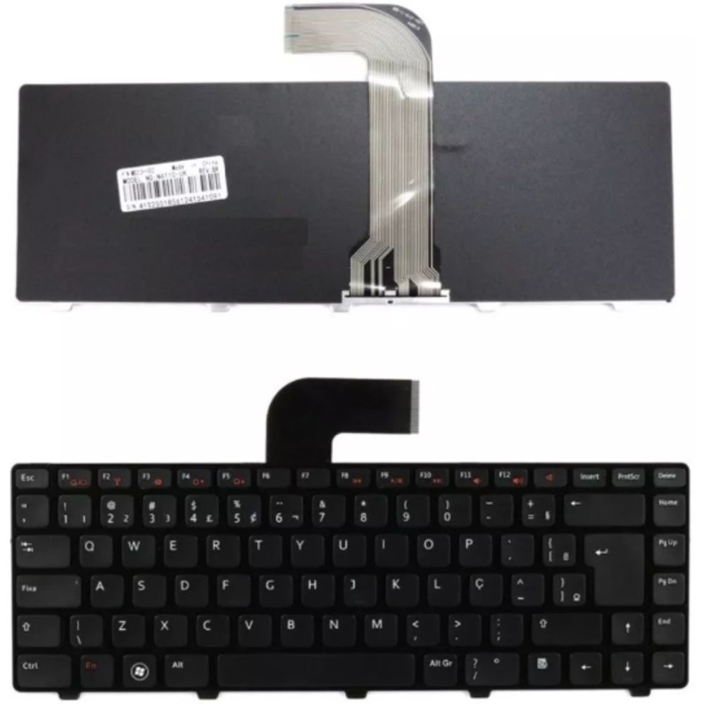 Teclado Notebook Dell N4050 3550 3560 14-3420 Black-Br-Frame