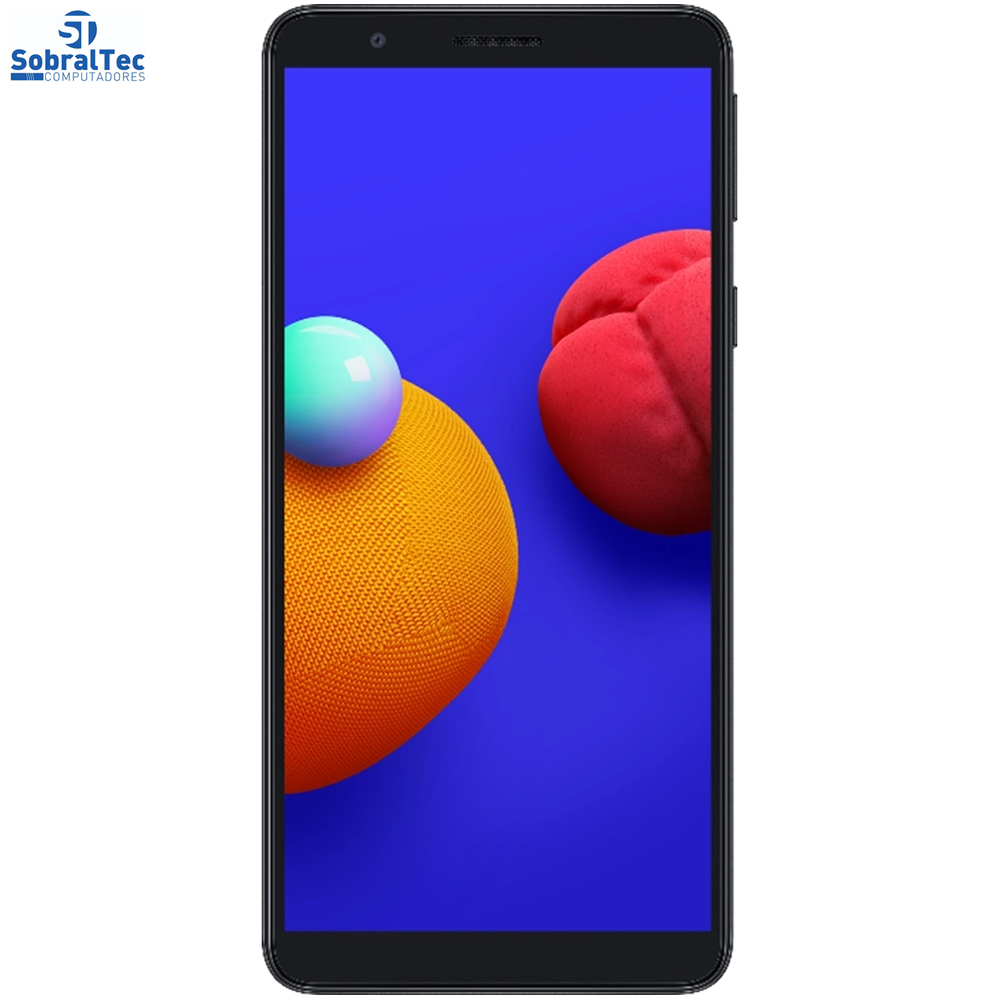 Smartphone Samsung Galaxy A01 Core Preto 32GB, Tela Infinita de 5.3”, Câmera Traseira 8MP, Android GO 10.0, Dual Chip