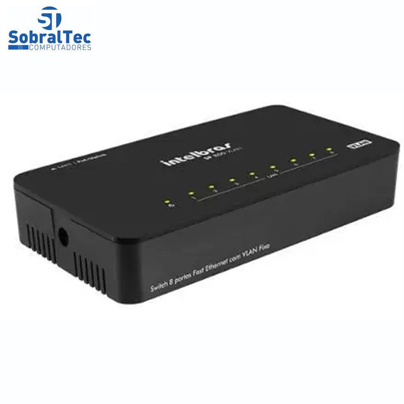 Switch 8 Portas Fast Ethernet Poe Intelbras