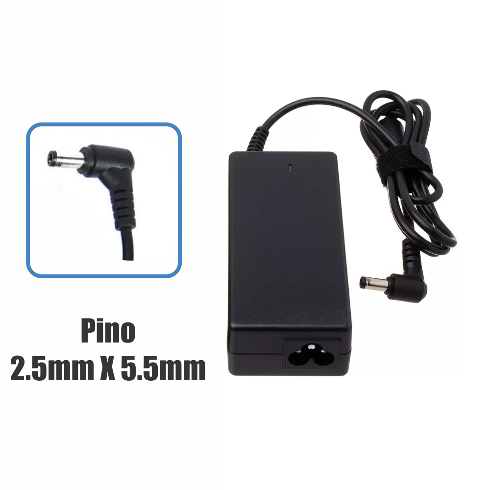 Fonte Para Notebook 19V 3.42A Positivo Toshiba Asus Acer LG  65W 5.5x2.5mm PO-01