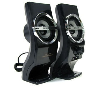 Caixa de Som usb Amplificador Stereo Speaker CAMAC CMK-878 Portátil P/ PC ou Notebook