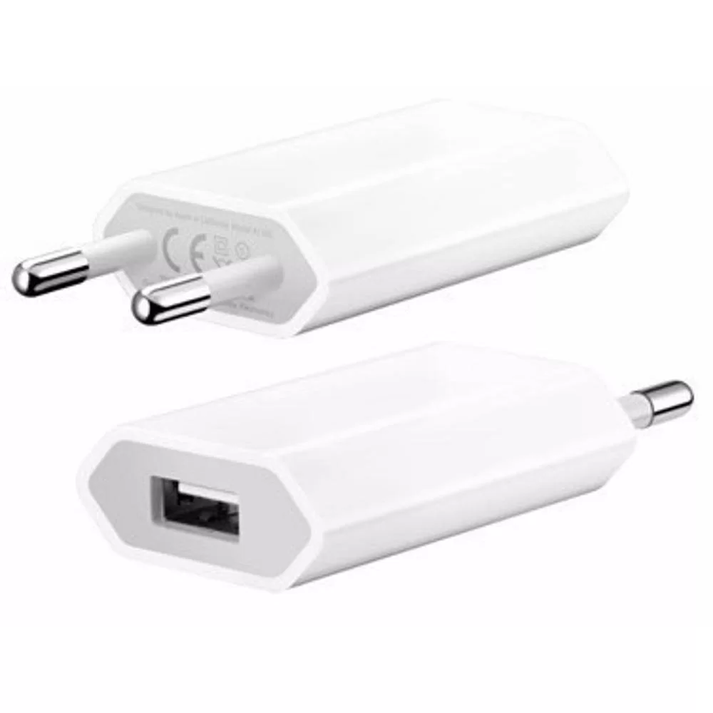 Carregador USB Iphone 5V 2.1A Com Cabo Lightning Separado Box Branco Inova CAR-G5163