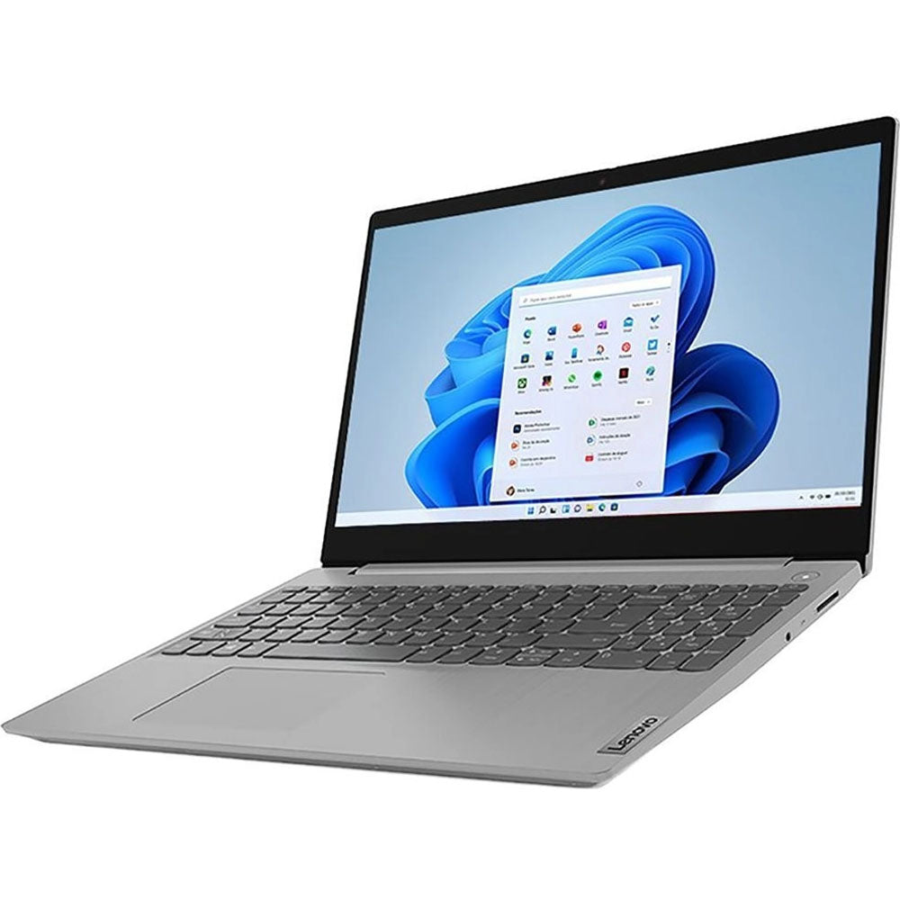 Notebook Lenovo Ultrafino IdeaPad 3i Intel Core i5-10210U, 8GB, SSD 256GB, Windows 11, 15.6, Prata - 82BS000GBR