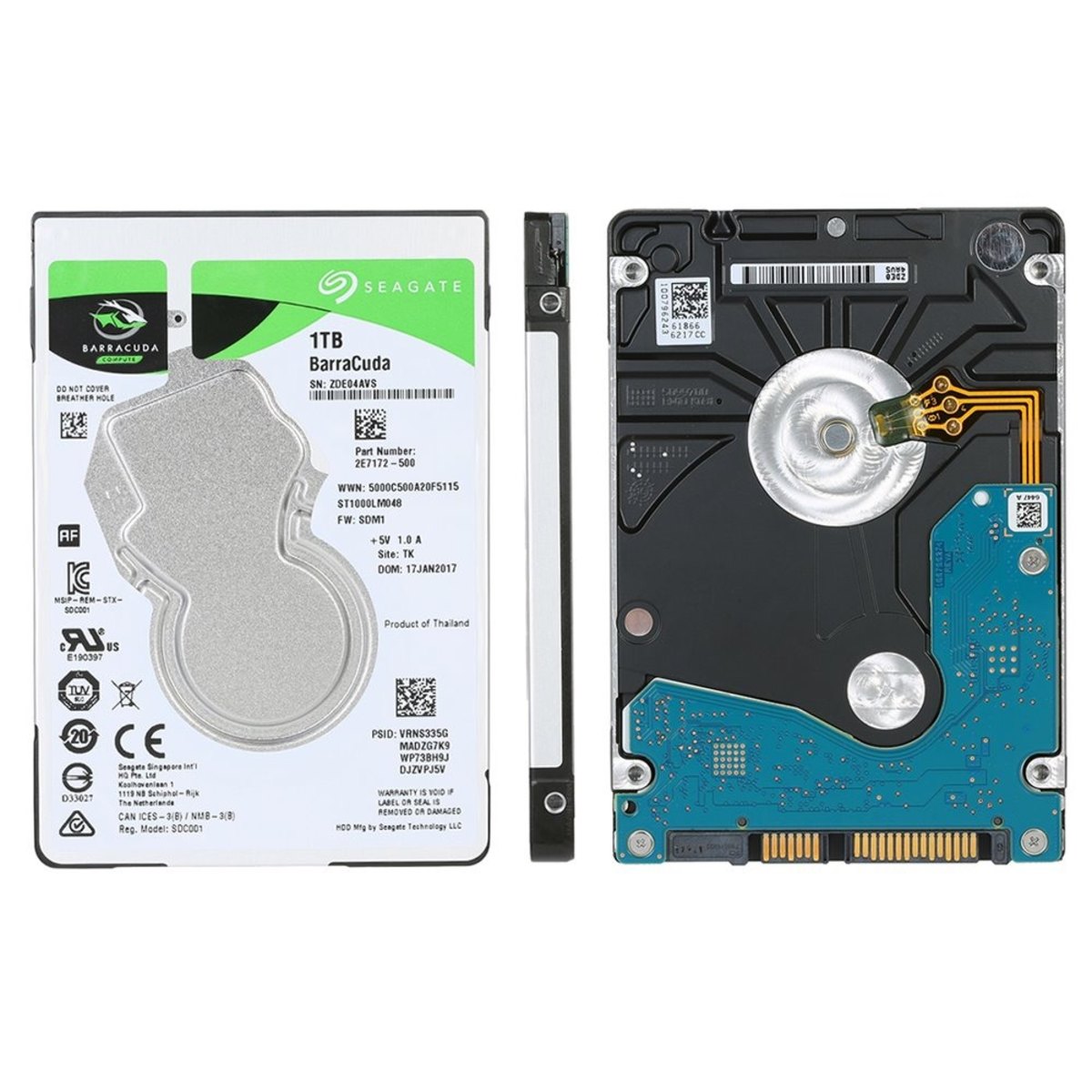 Hd Interno Notebook 1 Tb 2.5 Seagate Sn- St1000Lm048