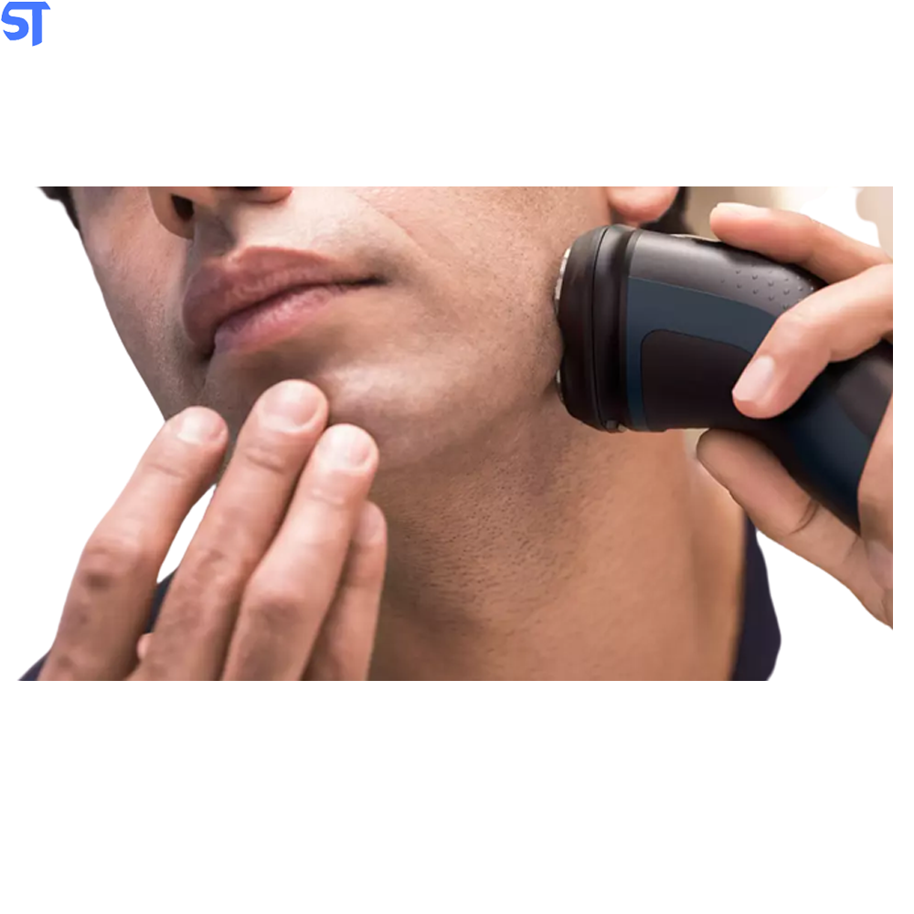 Barbeador Elétrico Philips Seco Molhado Shaver 1000 Bivolt S1121/ 41- Azul