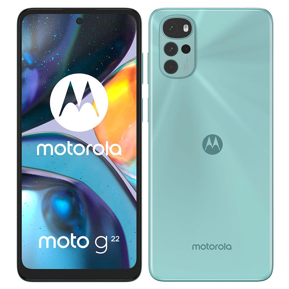 Smartphone Motorola Moto G22, 4GB RAM, 128GB, Octa Core, Câmera Quadrupla 50mp, Tela Max Vision 6.5, Verde - PATU0008BR