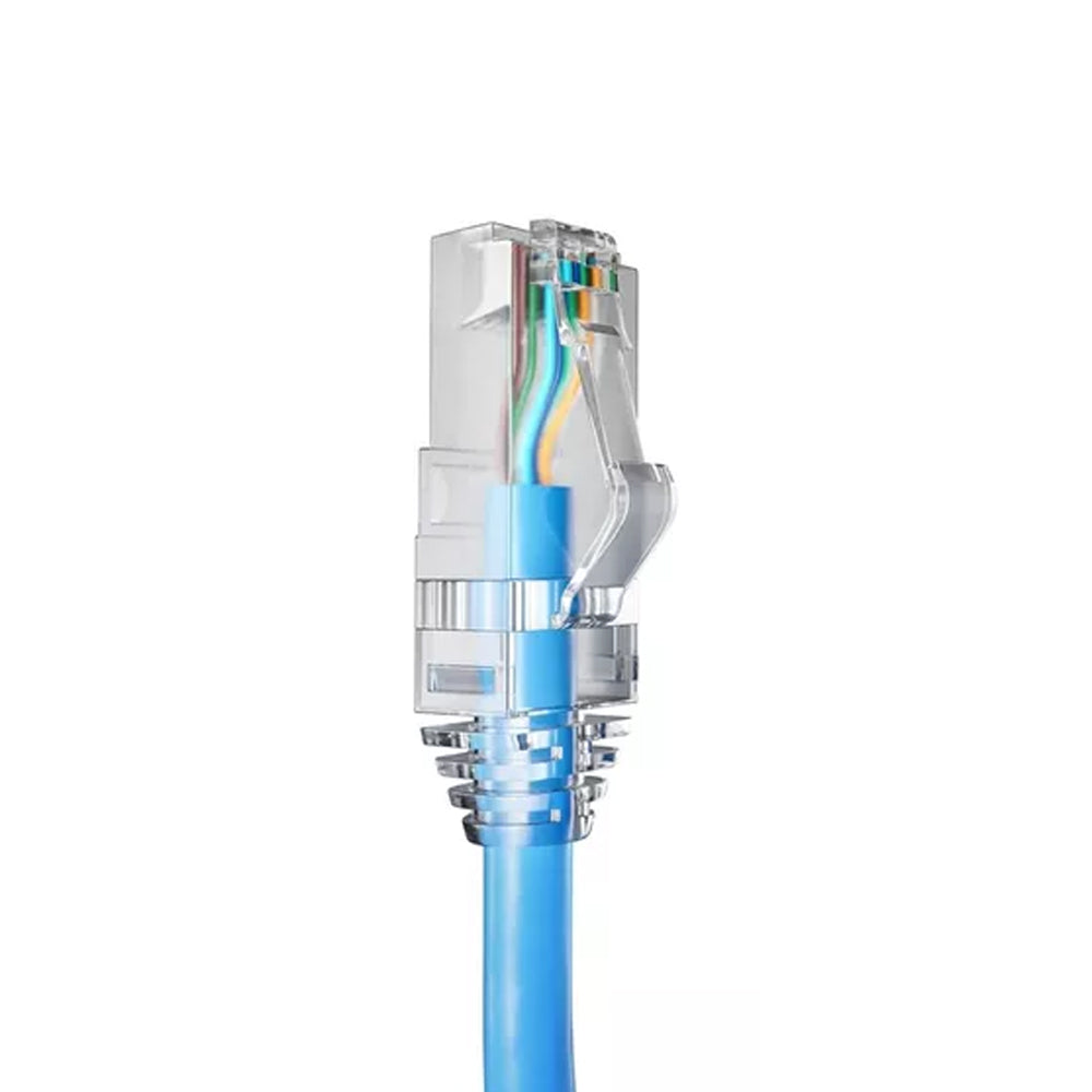 Patch Cord CAT.5e Furukawa SohoPlus Gigalan, 1.5m, Azul Claro, T568A/B - 35104003