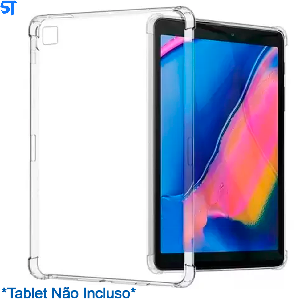 Case De Silicone Transparente Anti Impacto Para Tab A 8" - SM-P200