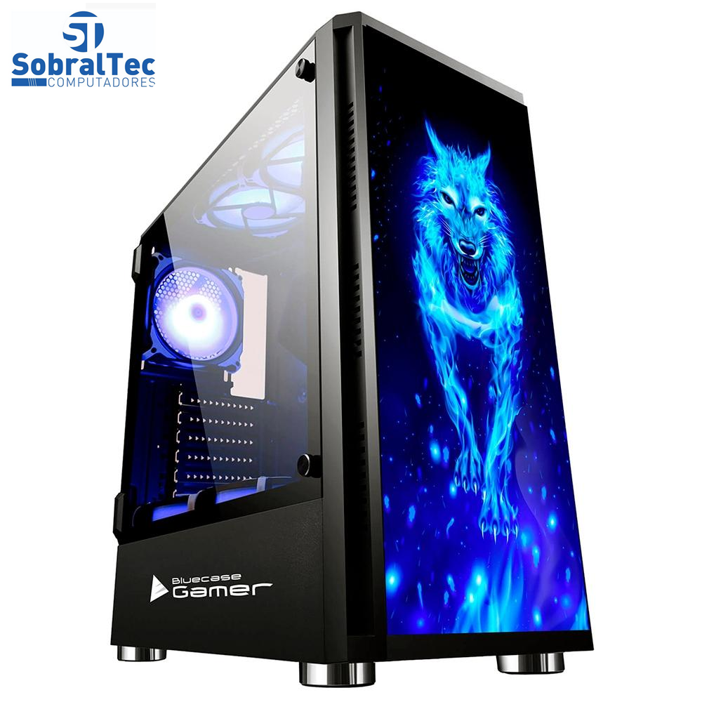 Gabinete Gamer Bg-026 Preto Bluecase  Sem Fonte / Usb 3.0