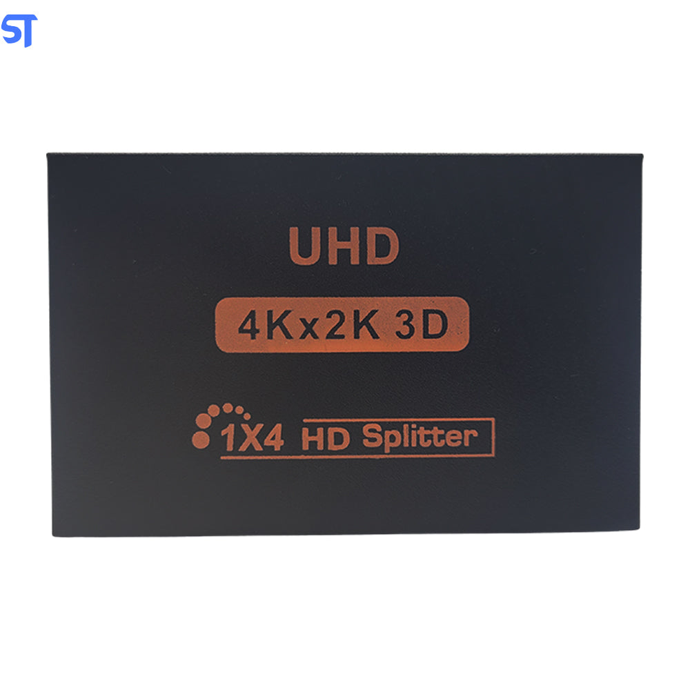 Duplicador Splitter HDMI 1 Entrada X 4 Saidas Divisor Full Hd 4K x 2K 1.4 3D HUB