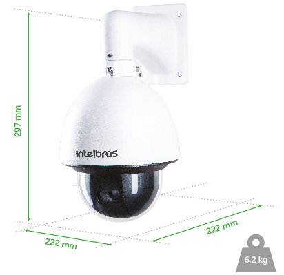 Câmera Speed Dome IP VIP 5230 SD Zoom 30x Alimentação PoE+