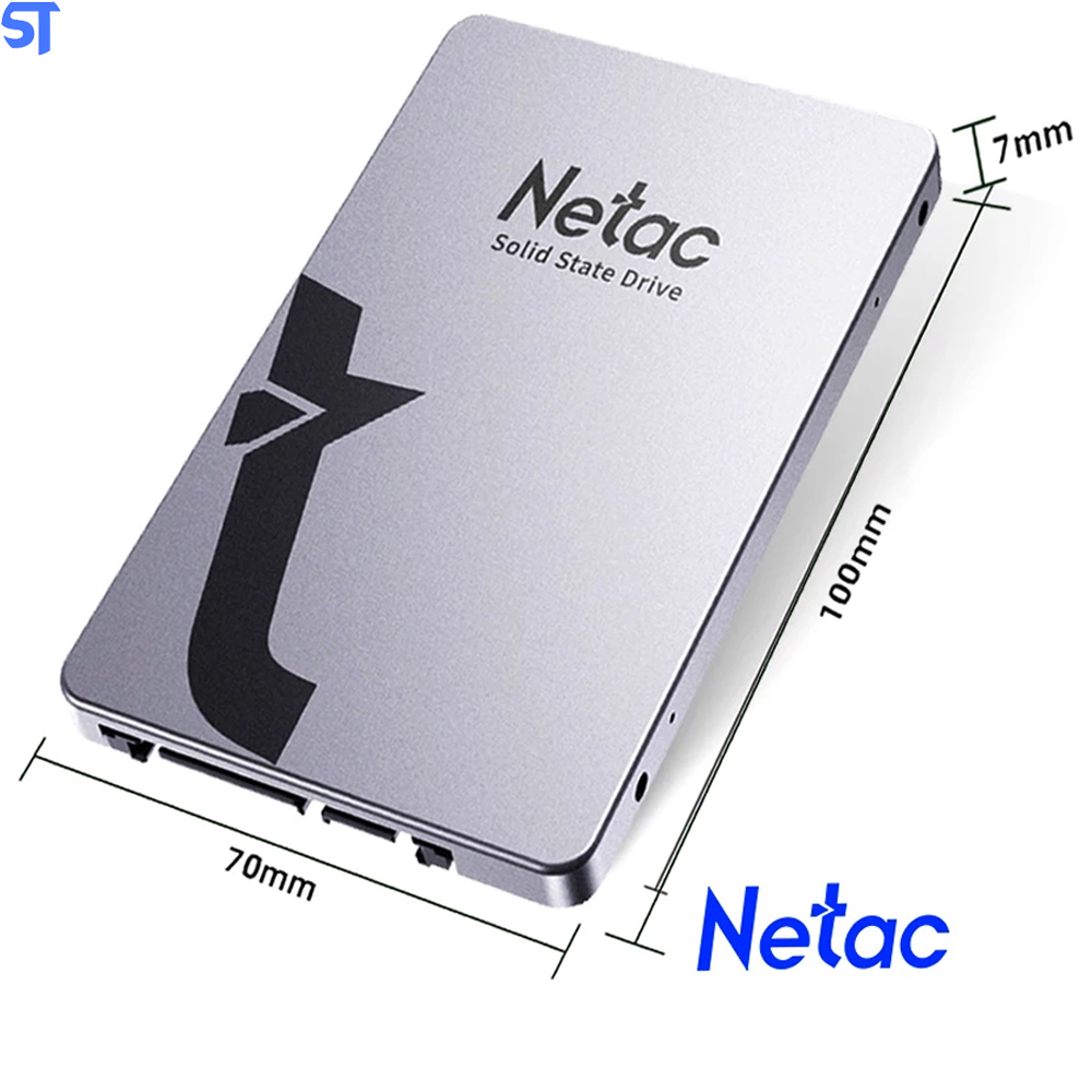 HD SSD Netac 480GB 2.5`SataIII 560Mbps de Leitura 520Mbps de Gravação