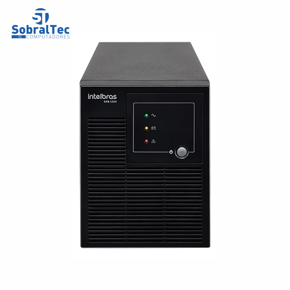Nobreak Senoidal Intelbras SNB, 1000VA, 6 Tomadas, Entrada Bivolt Saída 110V Snb1000VABI