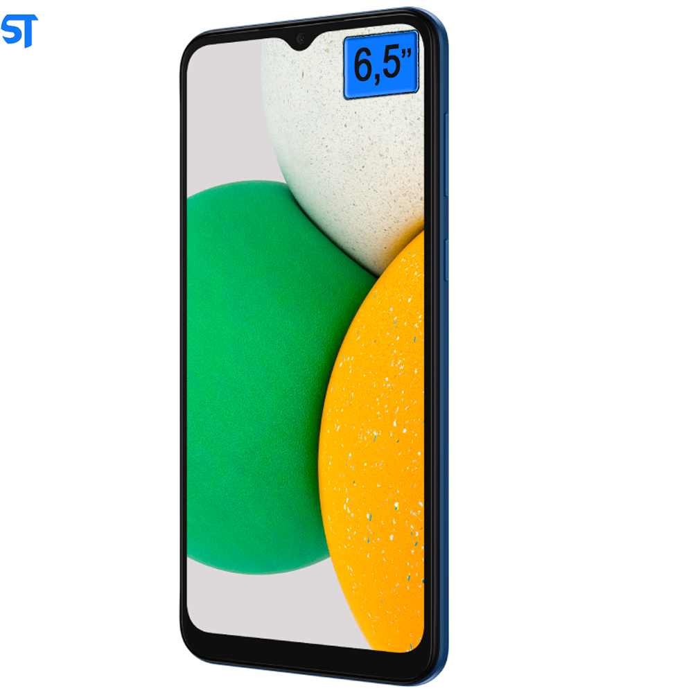 Smartphone Samsung Galaxy A03 Core 32GB Azul 4G - Octa-Core 2GB Ram 6,5” Câm 8MP + Selfie 5MP