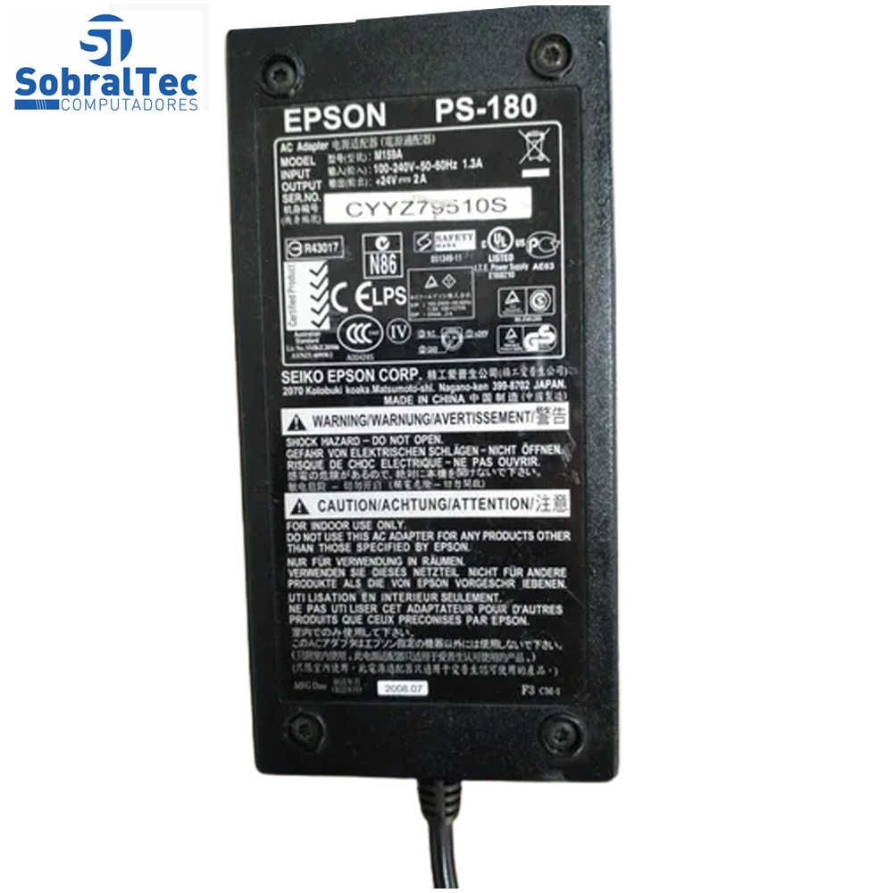 Fonte De Alimentação 24v 2a Epson