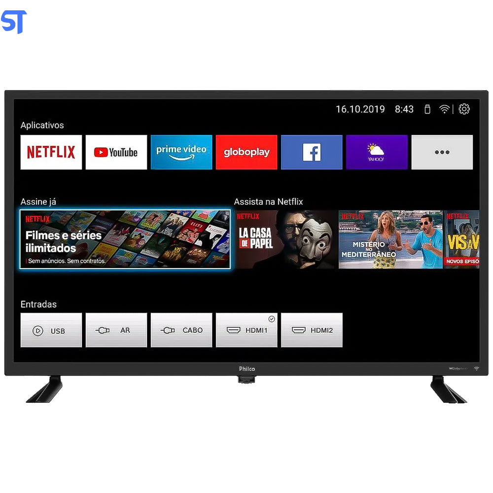 Smart TV 32 LED PHILCO Fast 