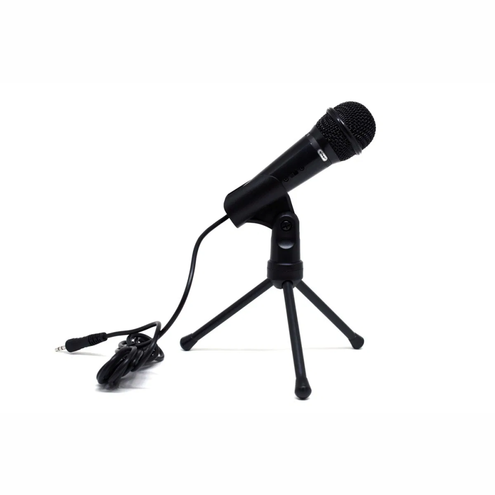 Microfone Condensador Multimídia Knup Kp-918 De Alta Qualidade Com Tripé