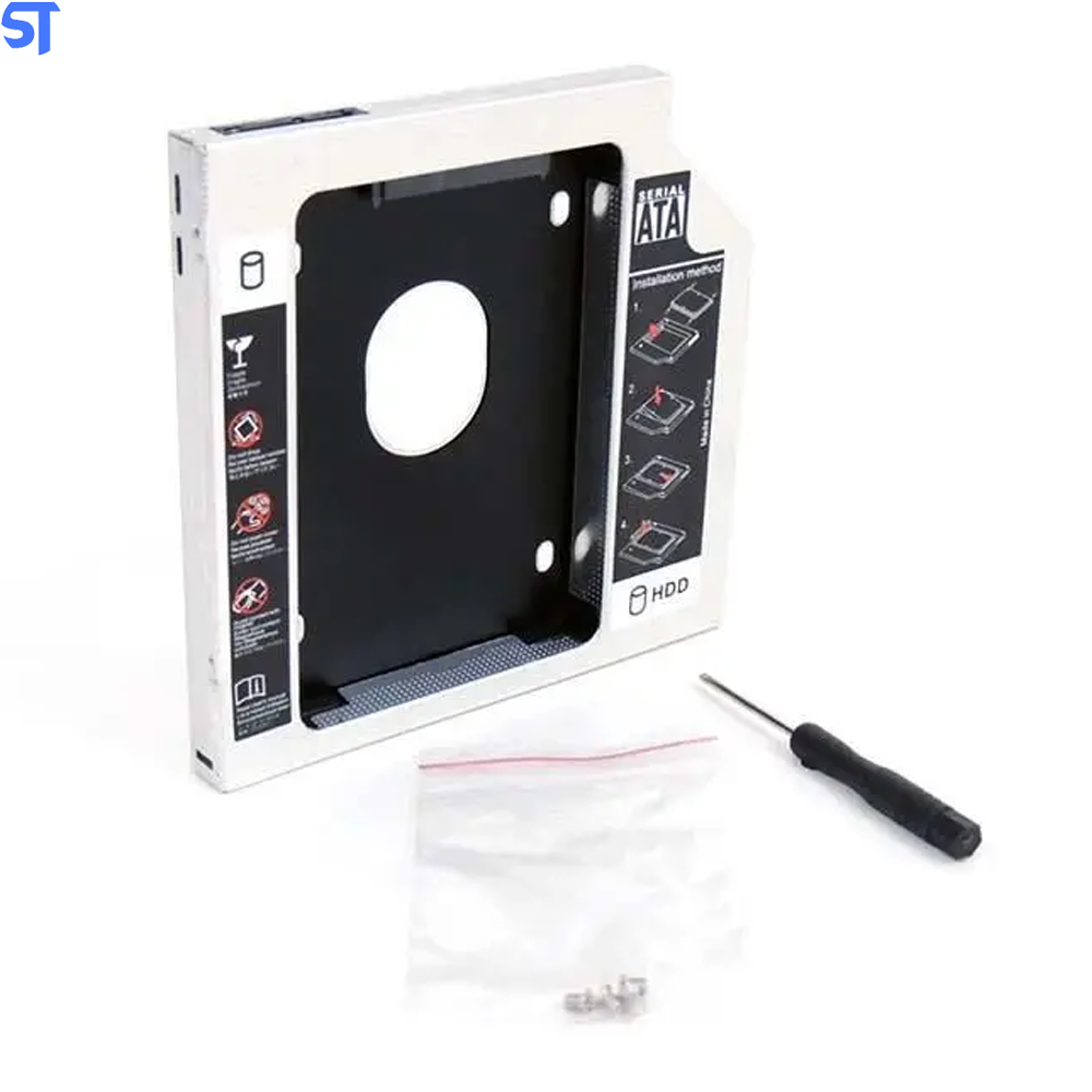 Gaveta Caddy Adaptador Para Segundo HD de Notebook ou Ssd 9.5mm Bringit