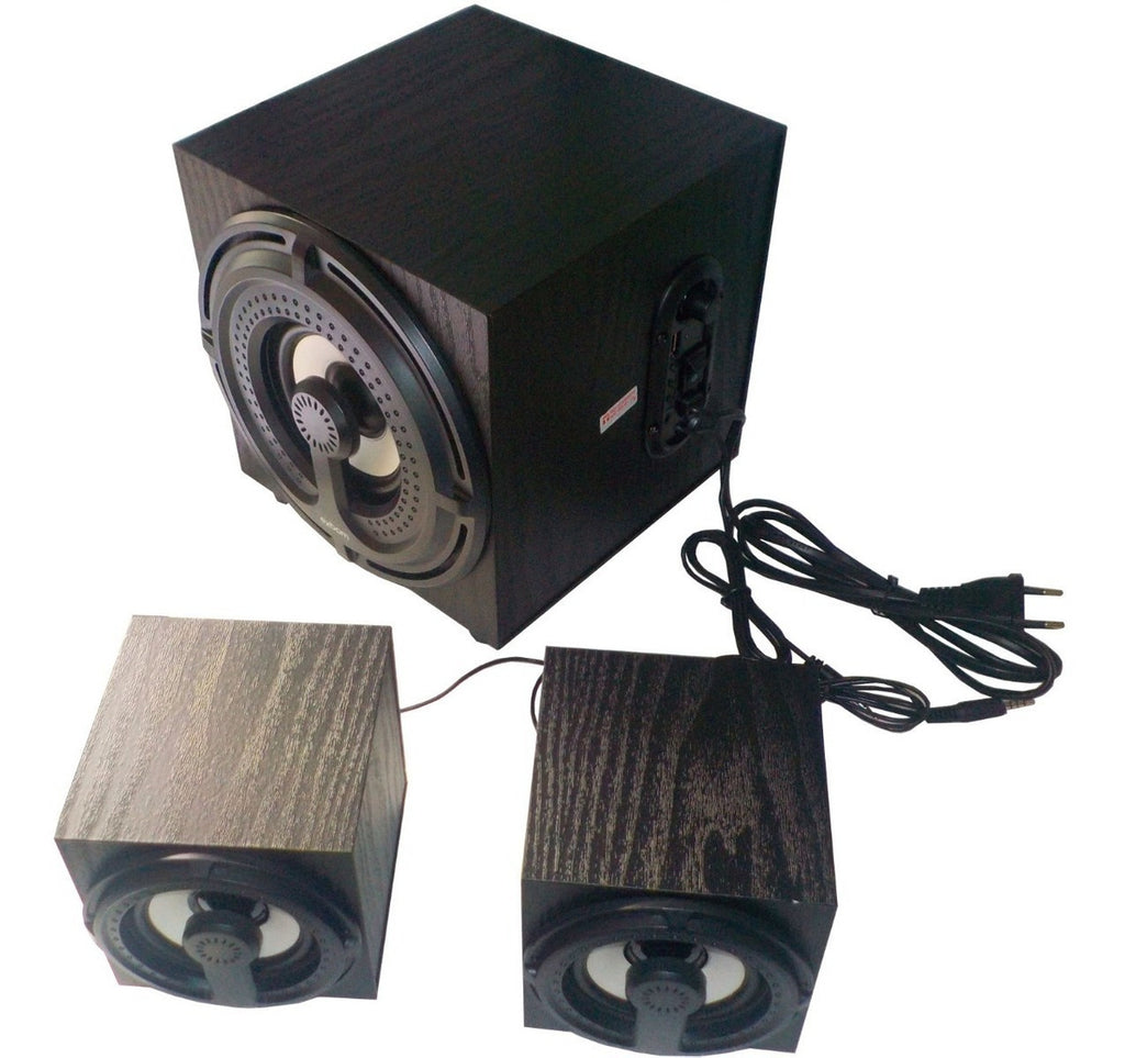 Caixa De Som 2.1 Usb Bluetooth 11w Rms Amplificada Exbom CS401BT