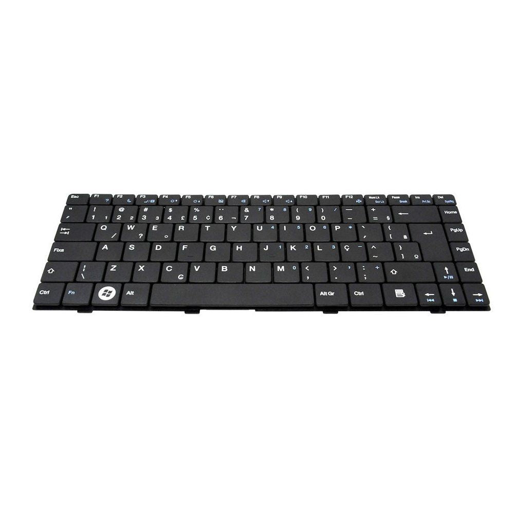 Teclado Notebook Intelbras L1000 PN PK130CF3A44 | Preto ABNT2