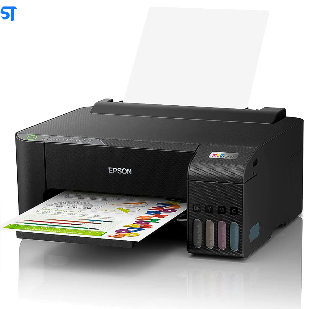 Impressora Jato de Tinta Epson EcoTank L1250, Colorida, USB, Wifi, Duplex, Bivolt - AC 100-240V/50-60 Hz, Preto