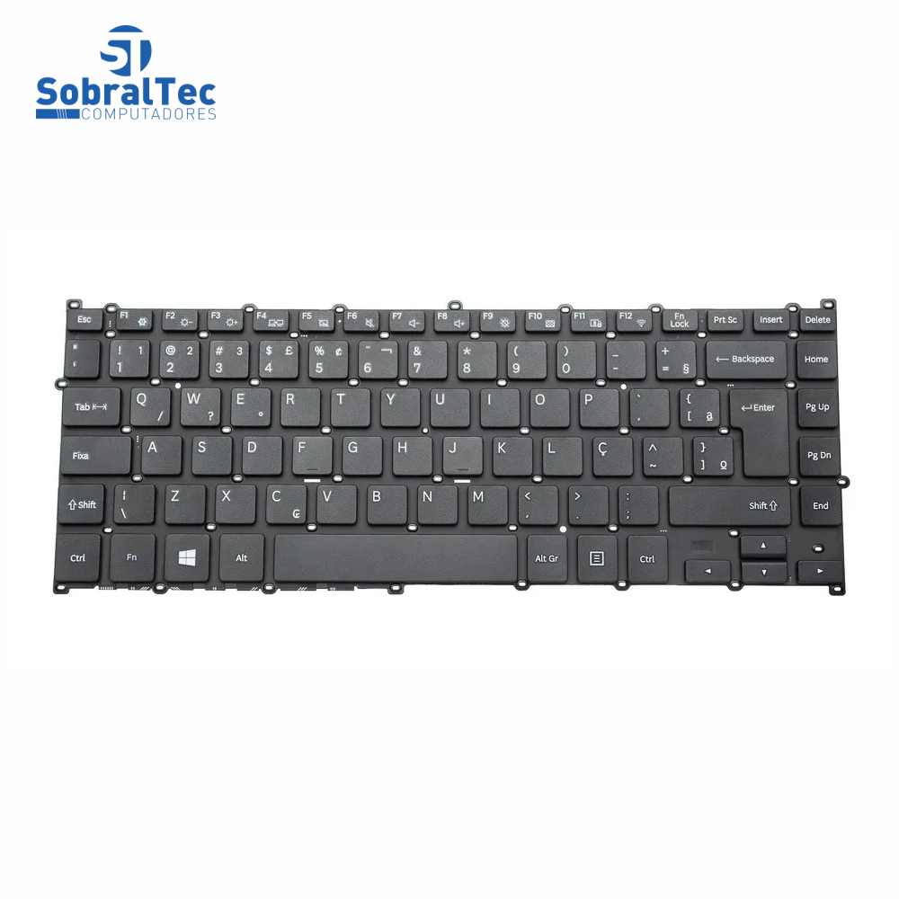 Teclado Notebook Compativel Com Samsung Np500r4k Np500r4l 500r4k - Black - Br - No Frame