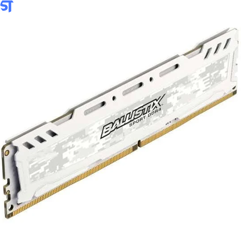 Memória Ram Gamer Desktop 8GB 2400Mhz Ballistix Sport Platina