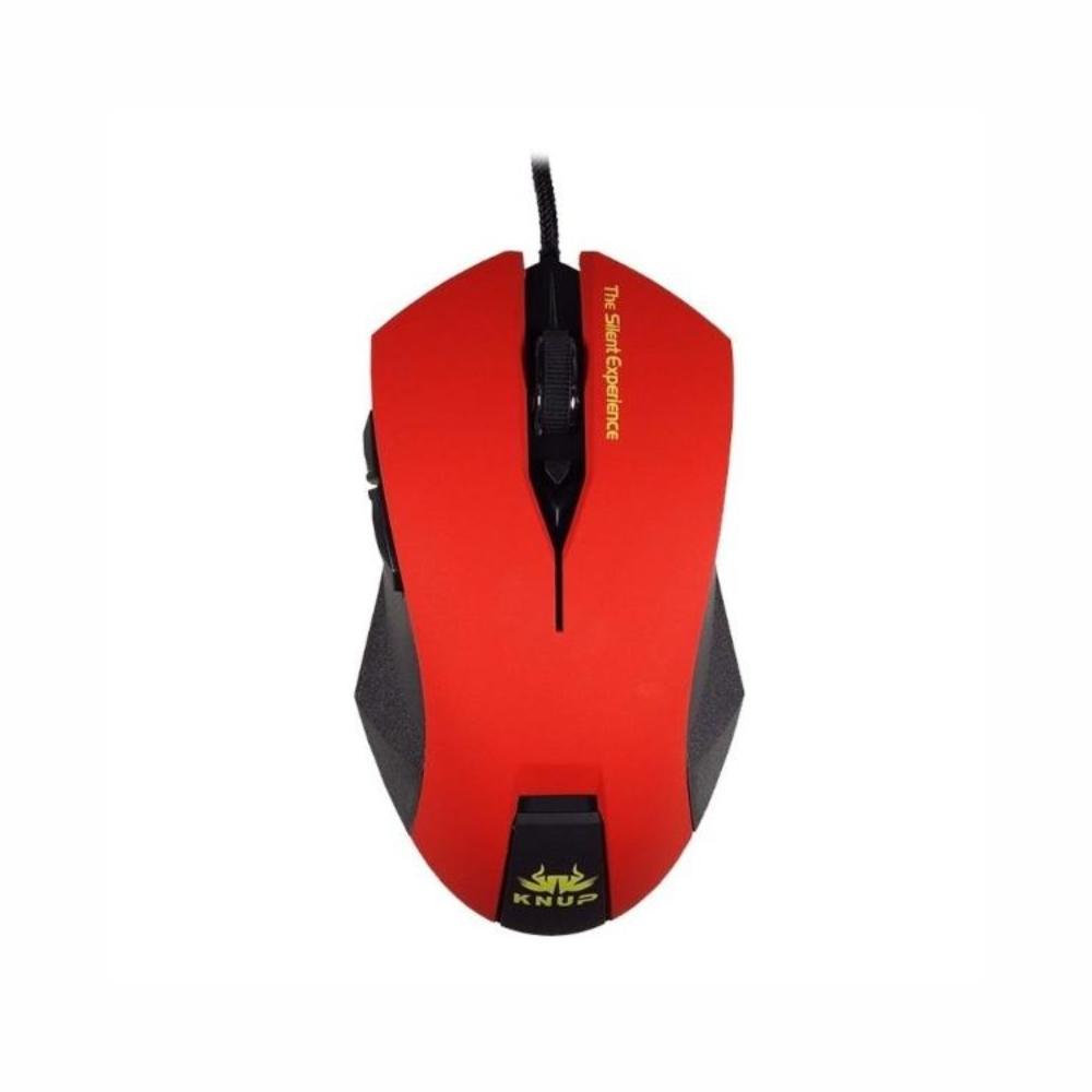 Mouse Gamer Silencioso Botoes Laterais 2400 Dpi -Knup  KP-V26