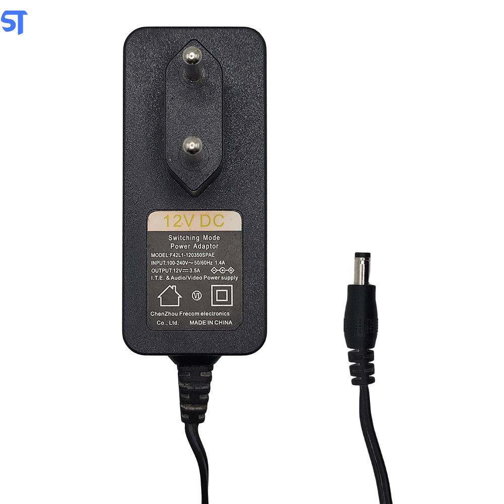 Fonte de Alimentação 12V 3.5A Pino 5.0mm x 3.4mm - Switching Mode