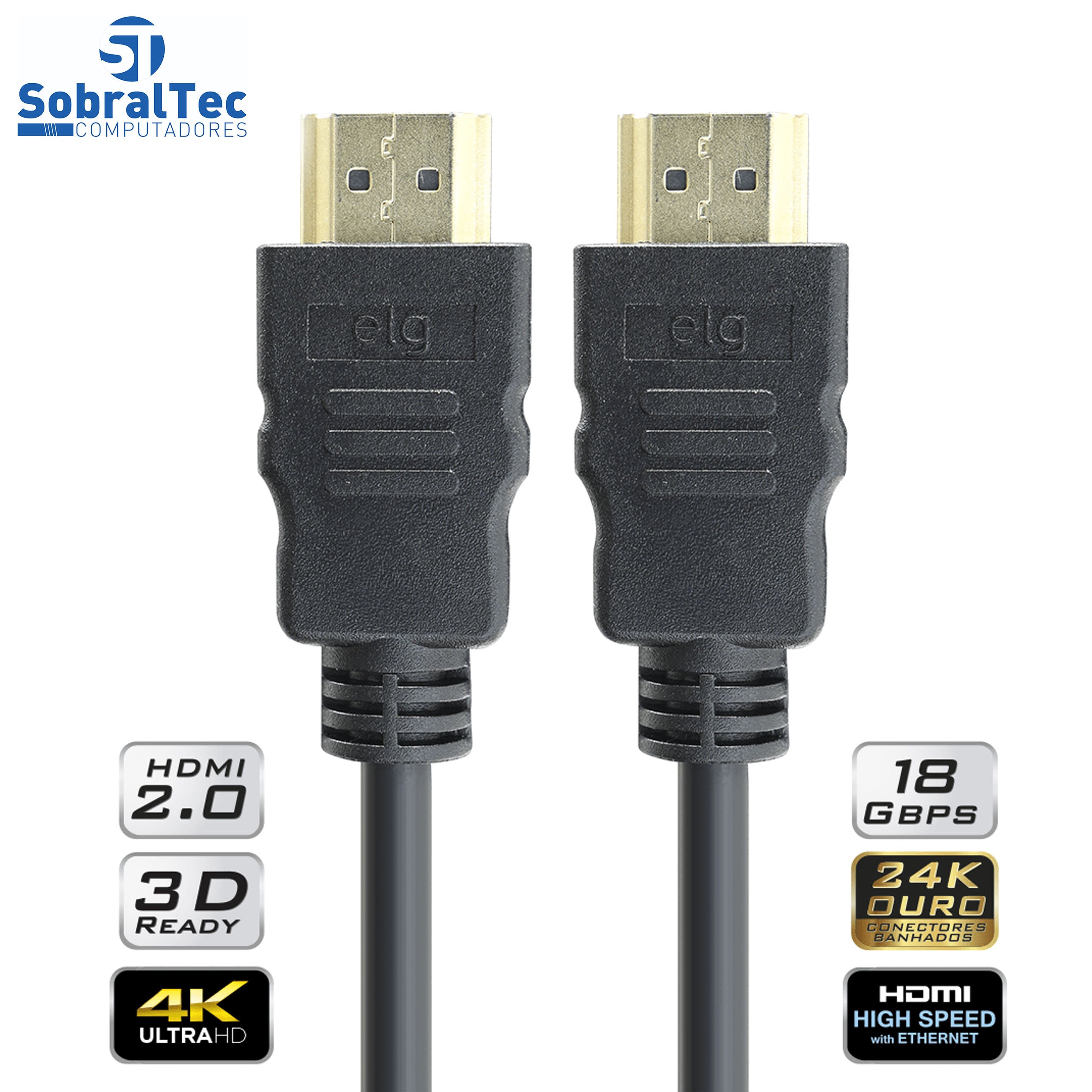 Cabo HDMI Para HDMI 20 Metros Com Filtro Ref Knup KP-H5003 20m