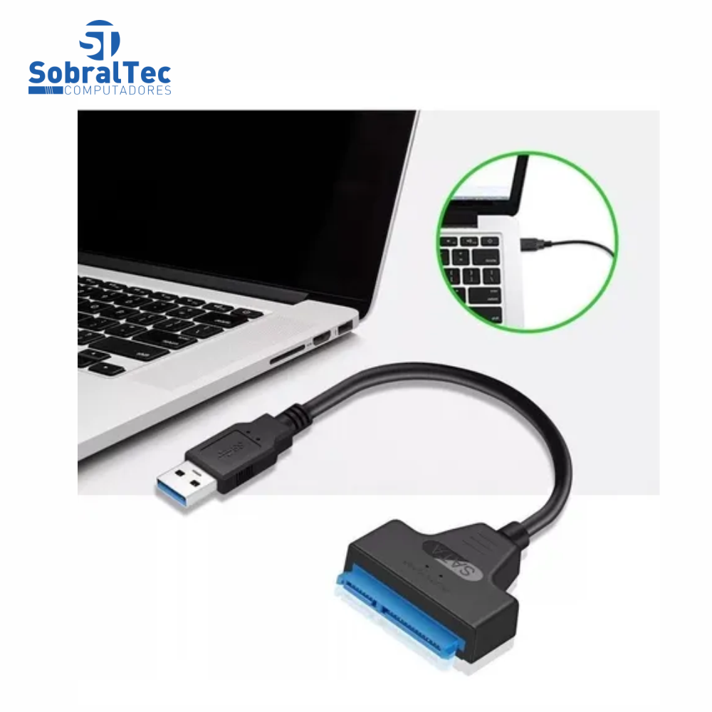 Cabo Adaptador USB 3.0 Para SATA III