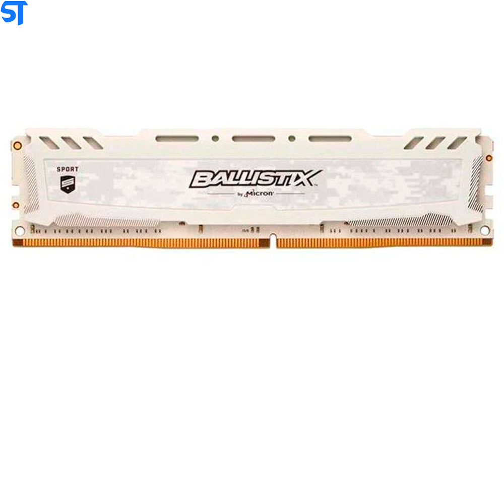 Memória Ram Gamer Desktop 8GB 2400Mhz Ballistix Sport Platina