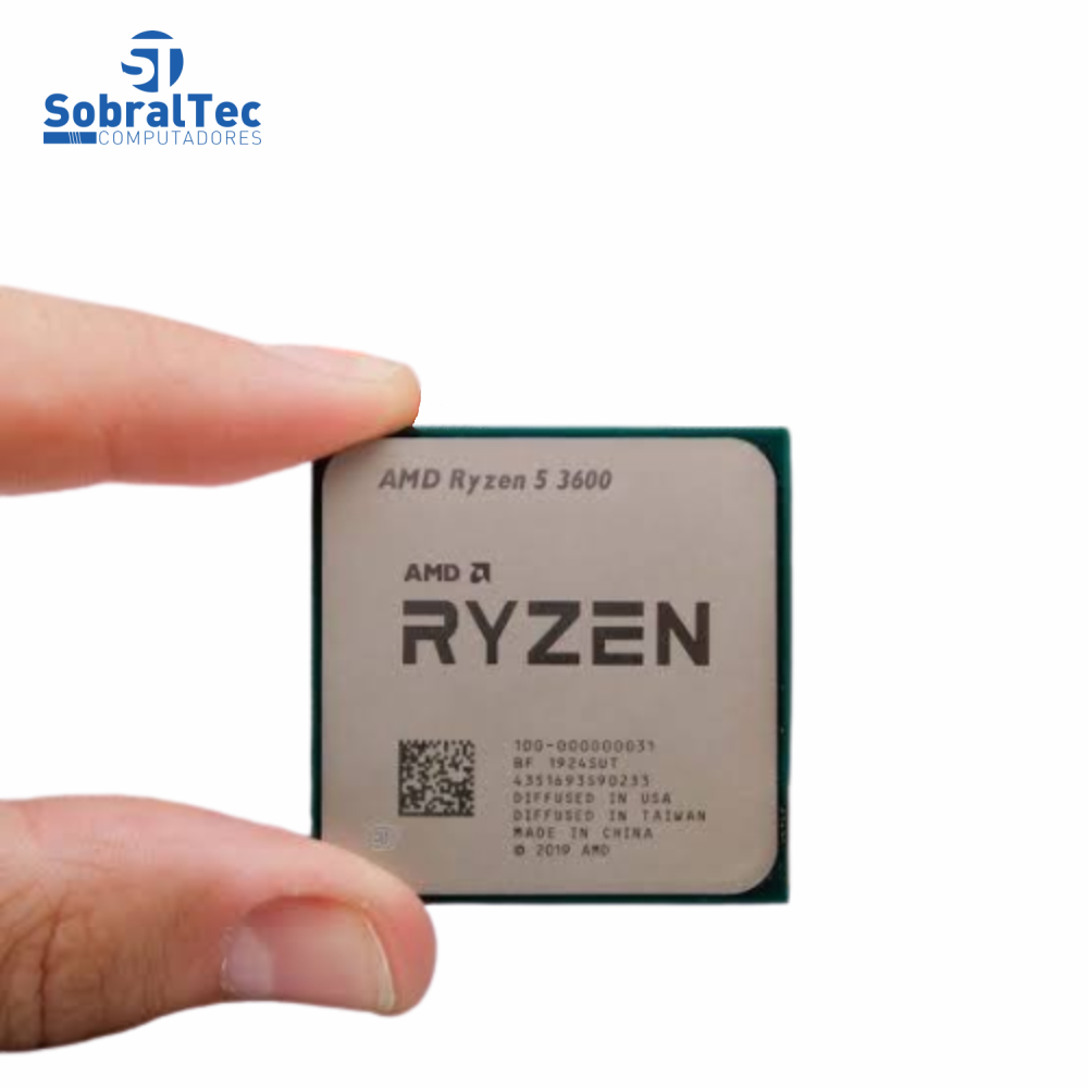 Processador AMD Ryzen 5 3600 Cache 32MB 3.6GHZ, AMD, 100-100000031 S/BOX