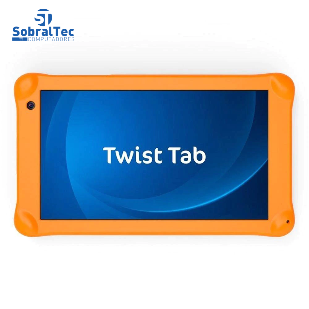 Tablet Positivo Twist Tab Kids T770KB 32GB, Tela 7”, Câmera 2MP, Wi-Fi, Android Oreo e Processador Quad Core de 1.5 GHz