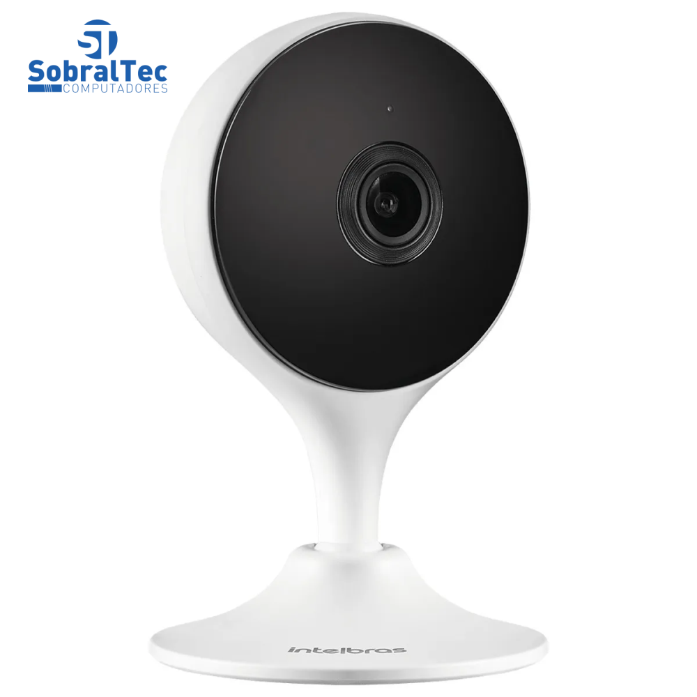 Câmera Interna com Inteligência Artificial iM3 Intelbras Wi-Fi Full HD 1080P 2,8mm 2MP Branca