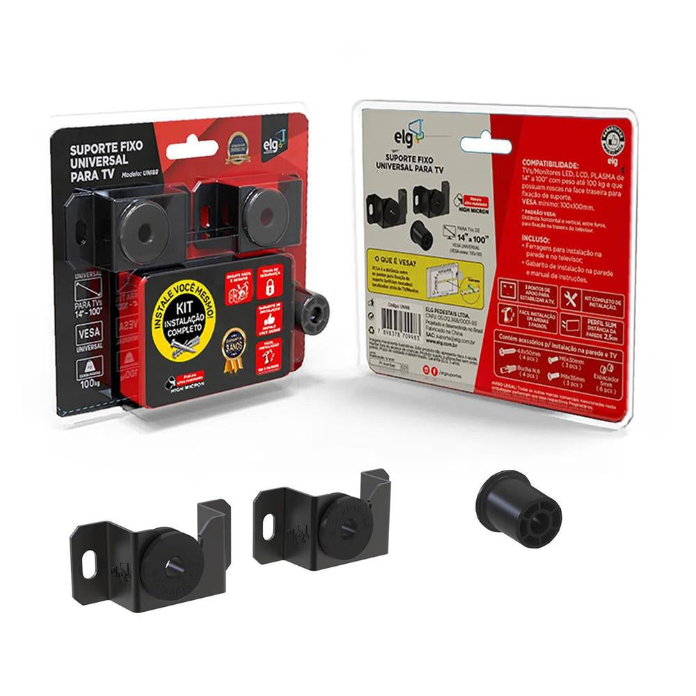 Suporte Fixo Universal de Parede Para TVs de 14