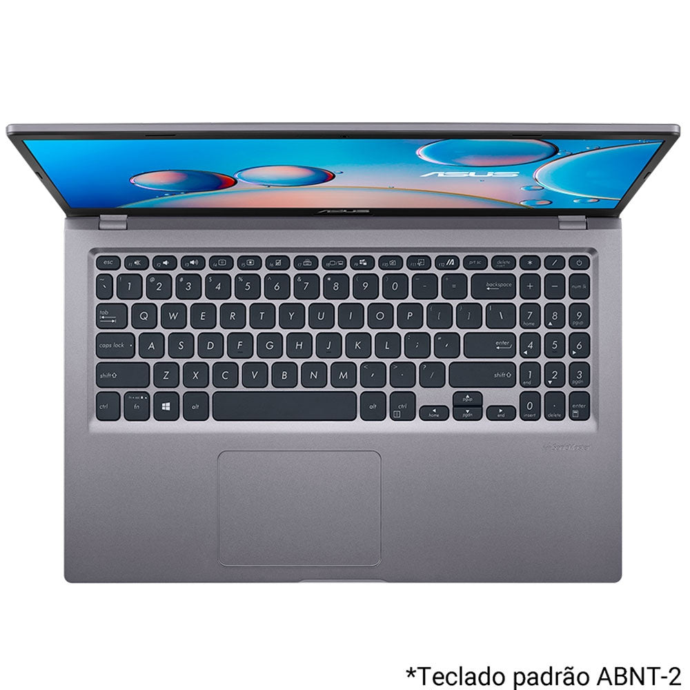 Notebook Asus AMD Ryzen 5-3500U, 8GB RAM, SSD 256GB, 15,6', Radeon Vega 8, Windows 11 Home, Cinza - M515DA-BR1213W