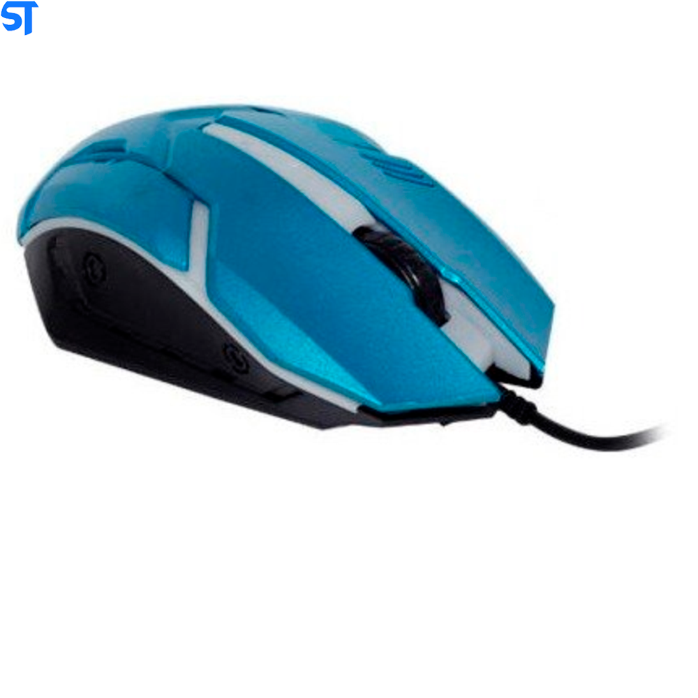 Mouse Gamer USB Knup KP-V15 - Azul