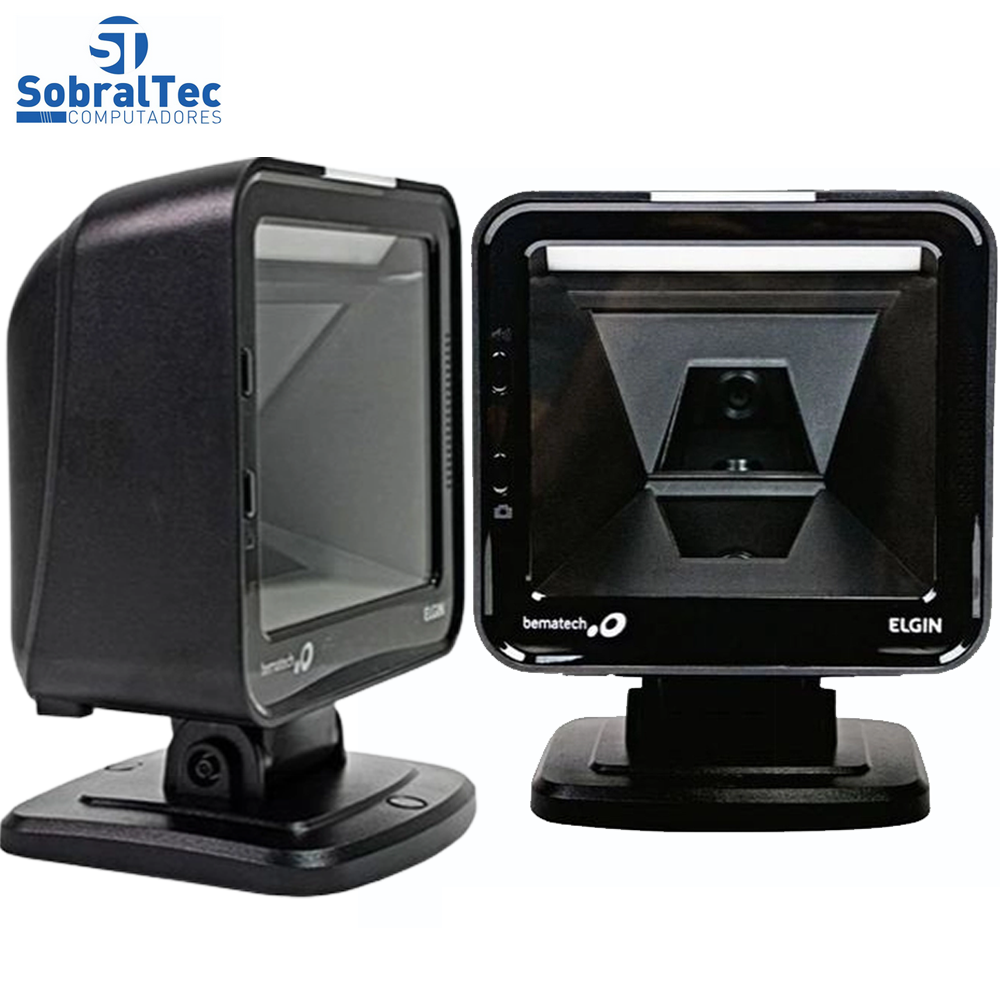Leitor de Código de Barras Fixo Elgin 2D EL8600 USB Preto 46El8600US00