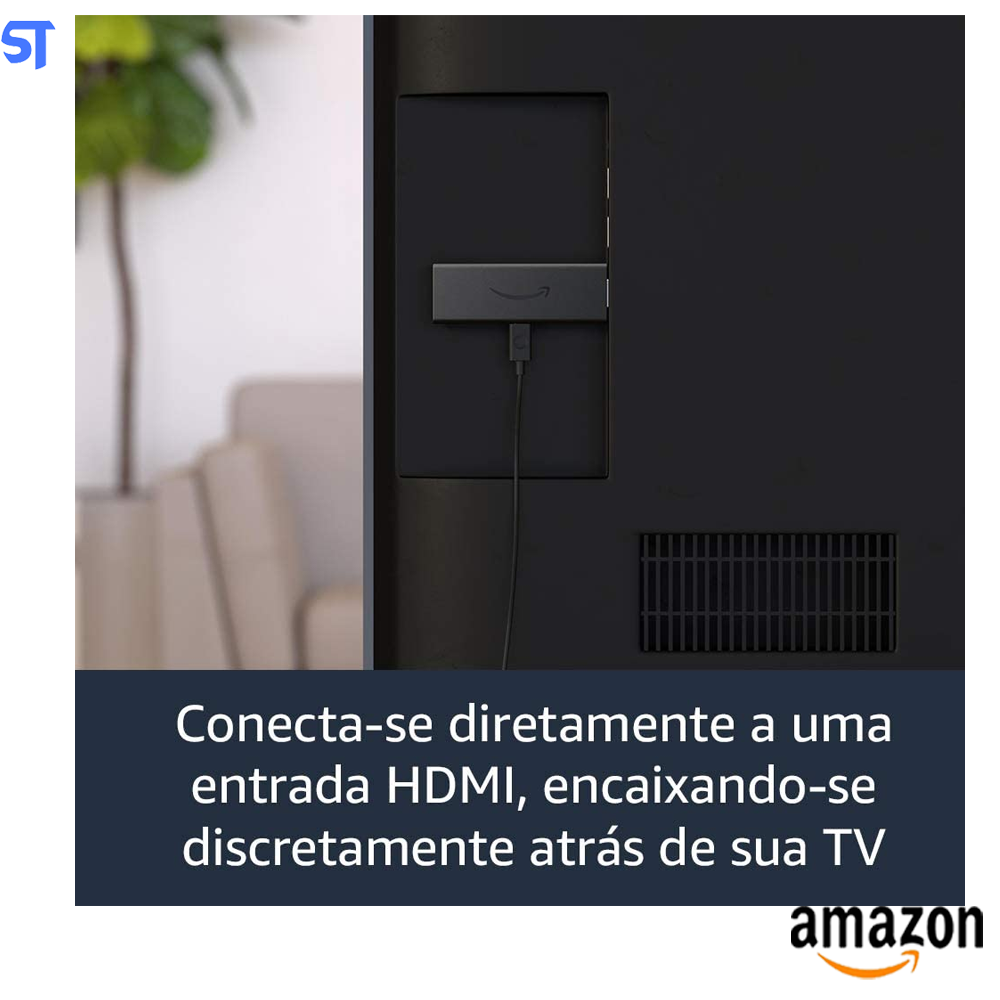 Fire TV Stick Lite Aparelho de Streaming Amazon - Full HD Com Controle Remoto