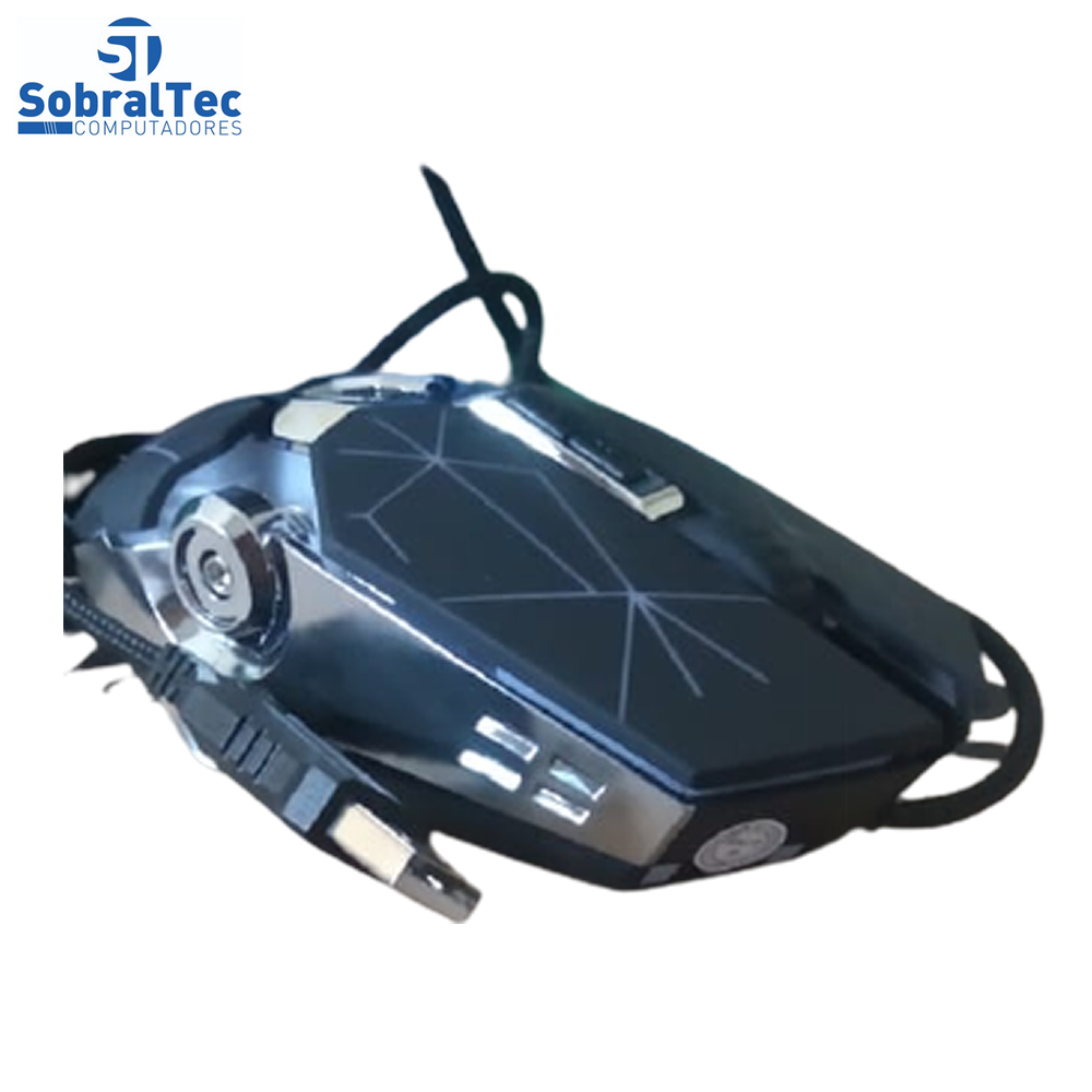 Kit Gamer Teclado E Mouse Preto Com RGB Led Golden Wolf V2