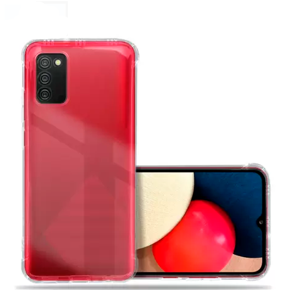 Case De Silicone Transparente  Anti Impacto Para Samsung Galaxy A02s