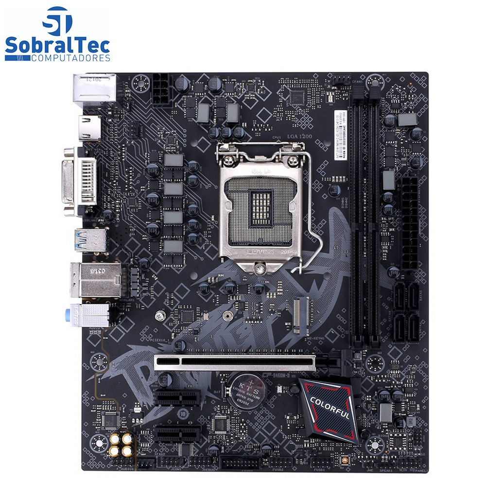Placa Mãe Colorful Battle-AX B460M-D V20 / Soquete 1200 / DDR4