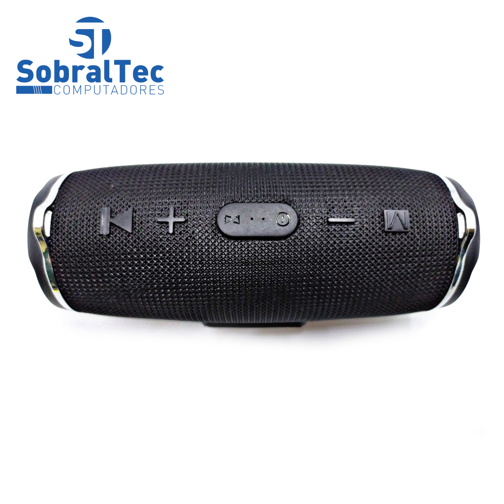 Caixa De Som Bluetooth 15W Portátil Entrada Usb, Sd e Aux Charge 3 Mini M-4295