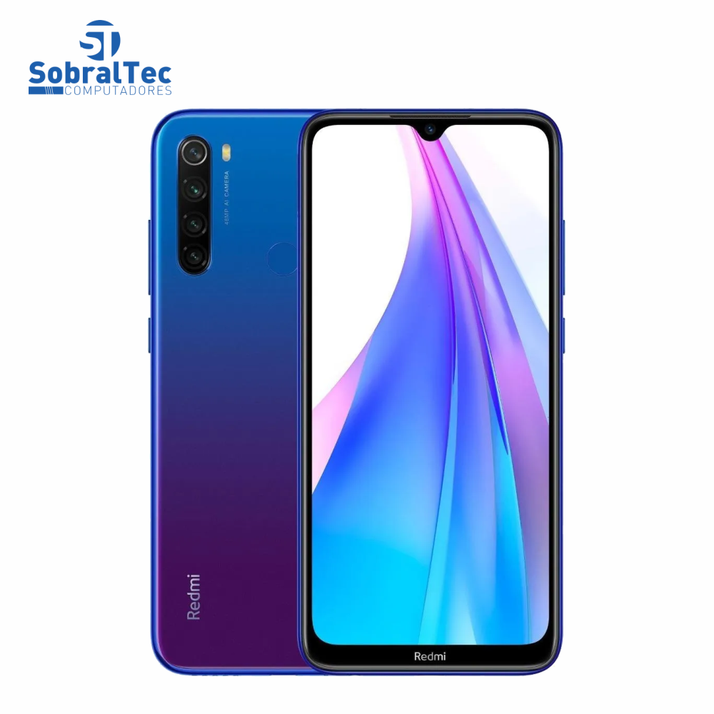 Smartphone Xiaomi Redmi Note 8T Starscape Blue 64GB 4Gb Ram 48MP Tela 6,3