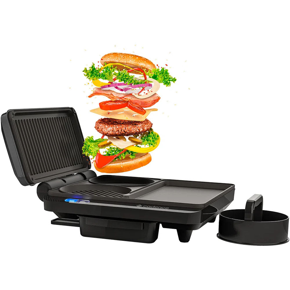 Grill Burguer 3 em 1 GRL510-220 Cadence 1000W 220V
