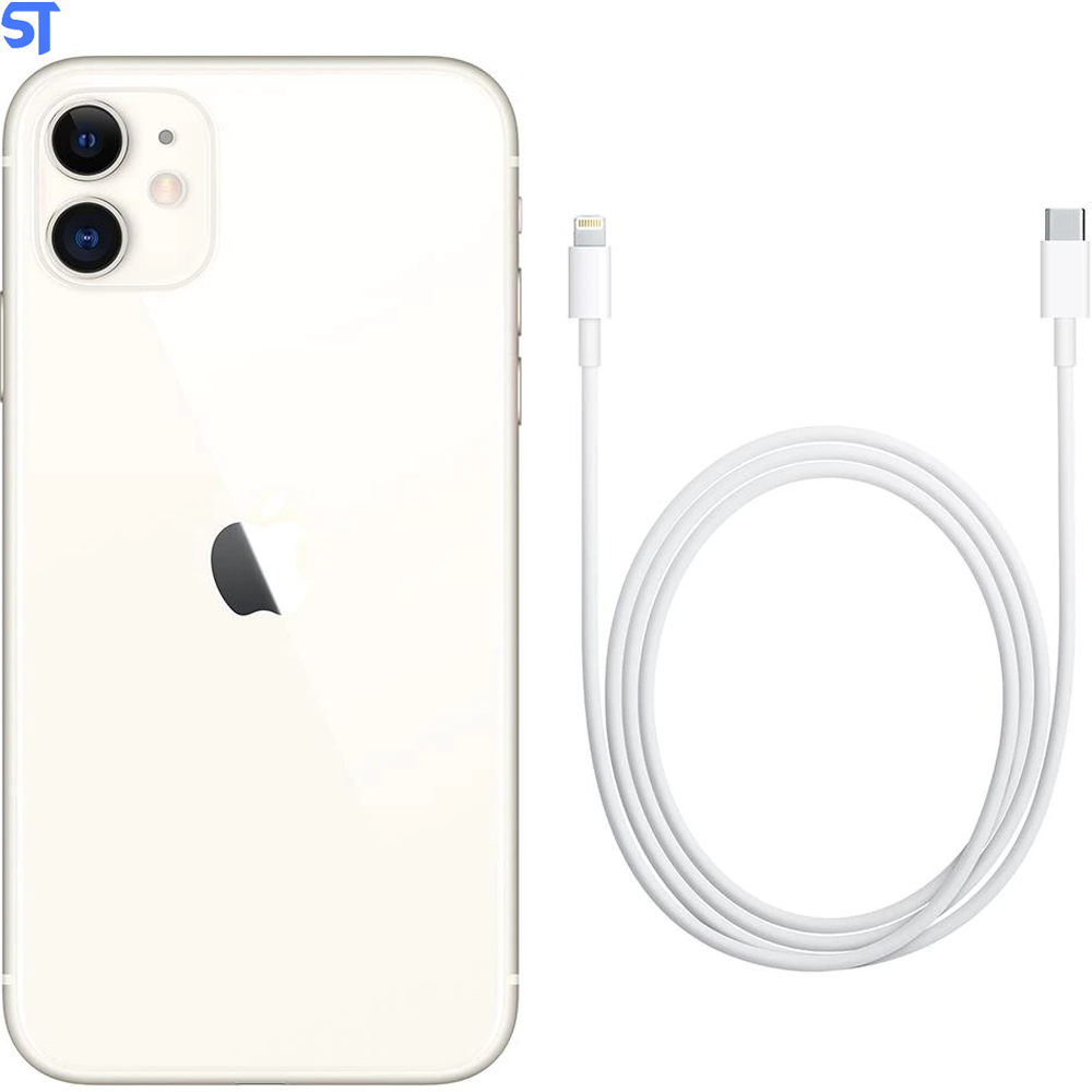 iPhone 11 Apple Branco 128GB- Câmera 12MP- Tela 6,1