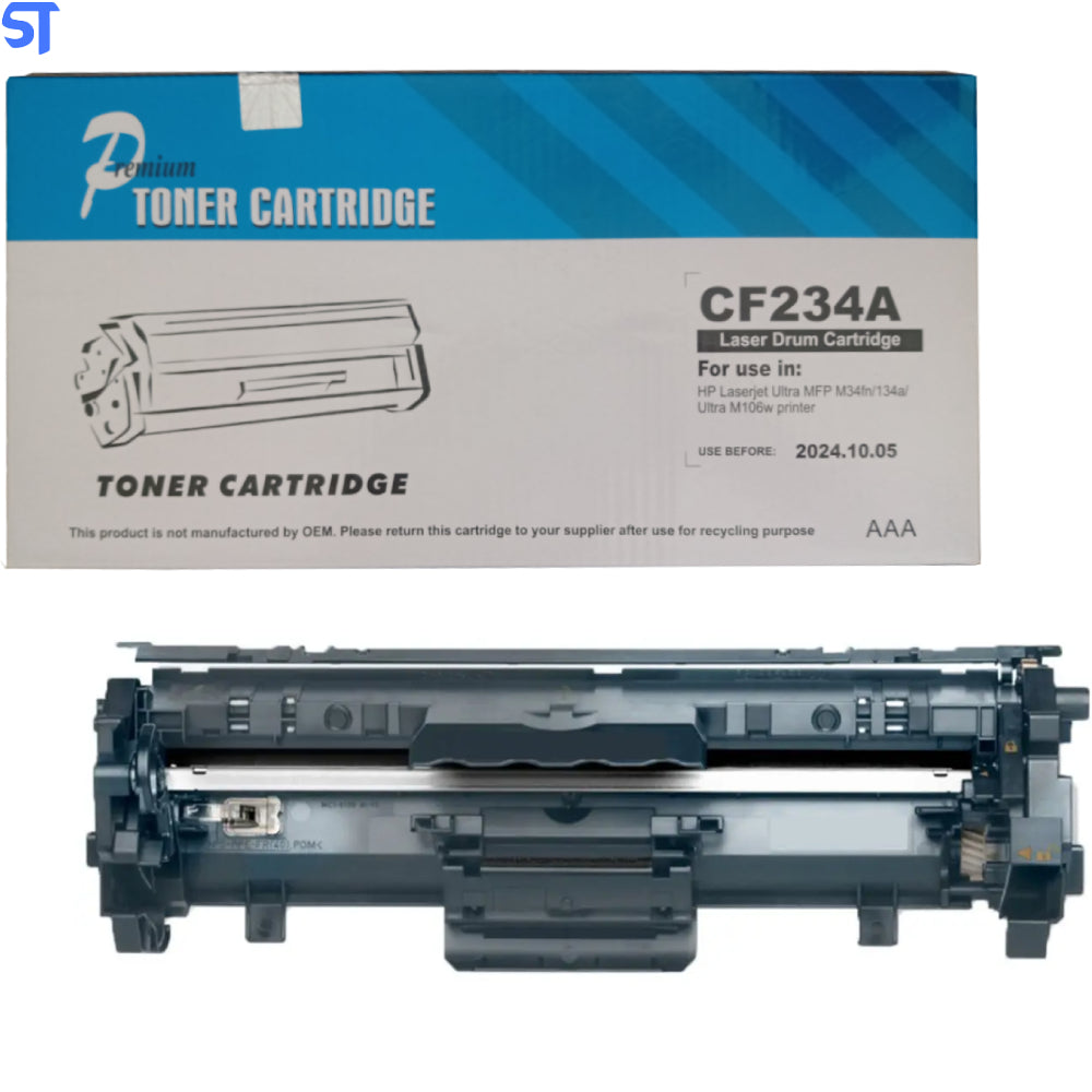 Cartucho de Cilindro Foto Condutor Compatível com HP CF234A 34A | M106 M134 M106W M134A M134FN 106W | Premium 9.2k