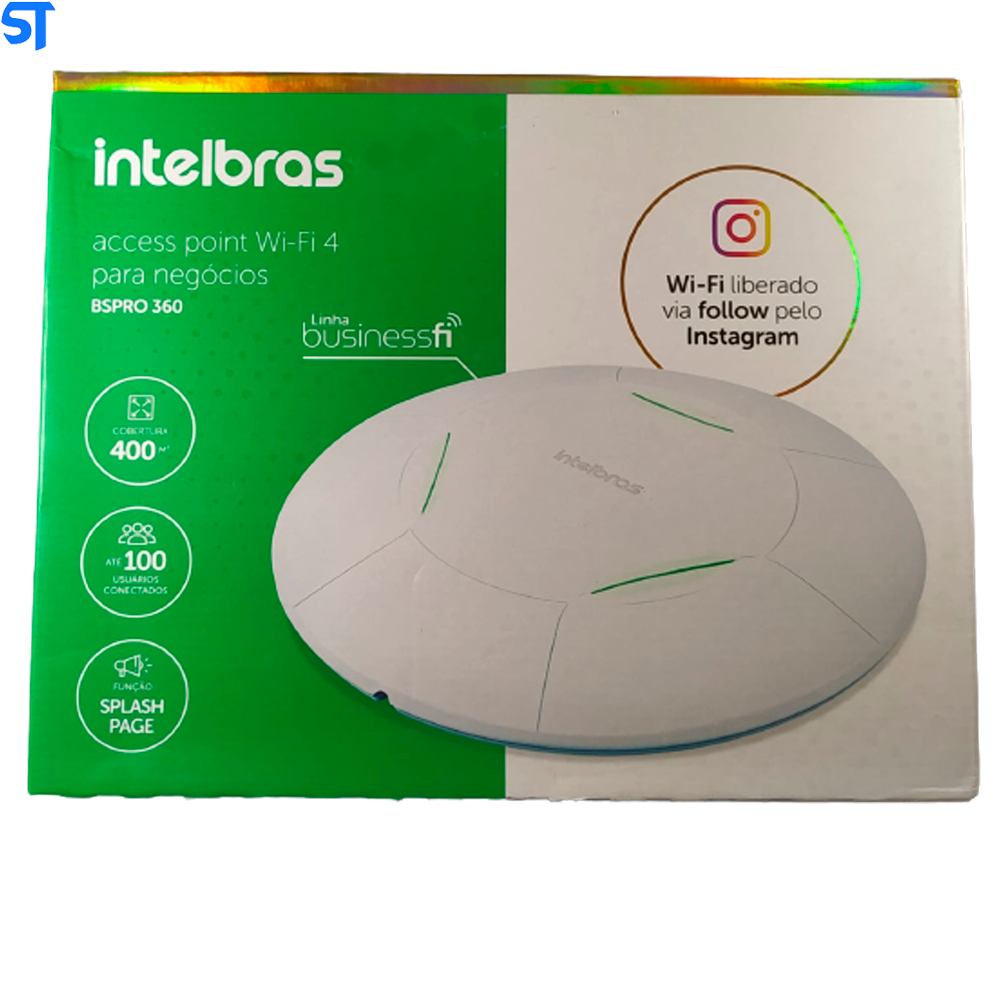 Roteador Acces Point BSPRO 360 Intelbras Acesso Via Instagram e Facebook- SEMI NOVO