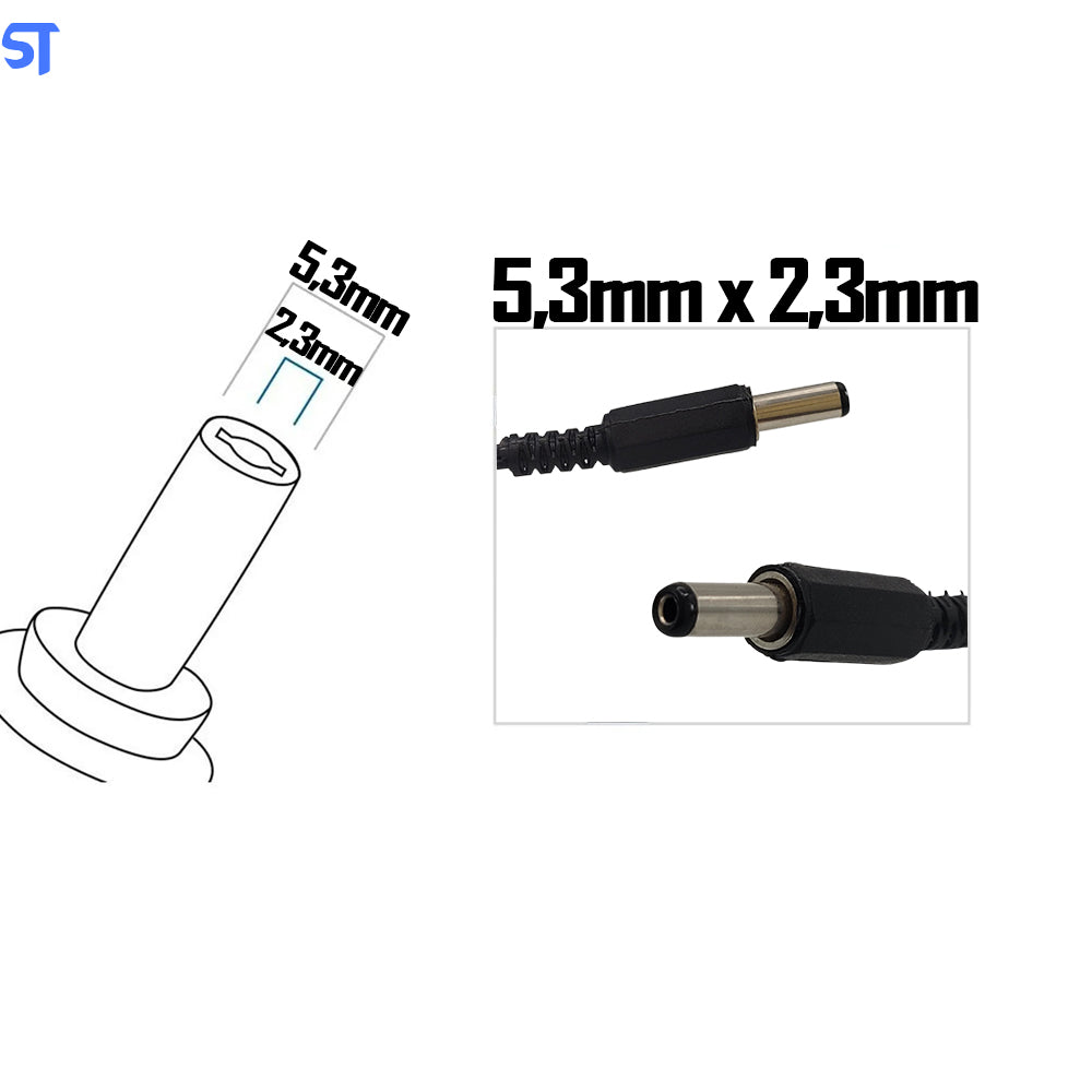 Fonte de Alimentação 12V - 3,33A AC Adapter AC Bel Pino 5,3mm x 2,3mm Modelo: ADA027